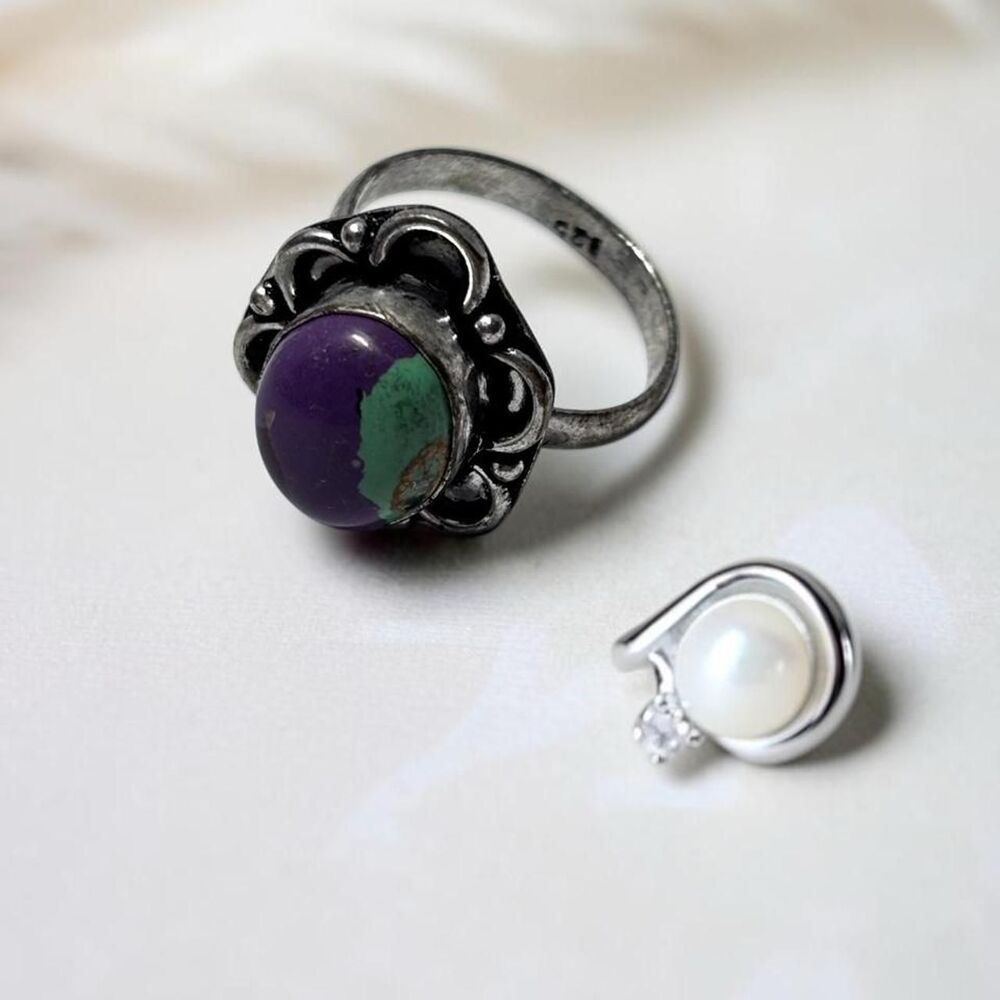 Unbranded Women's Silver and Purple Jewellery - Picture 8 of 8